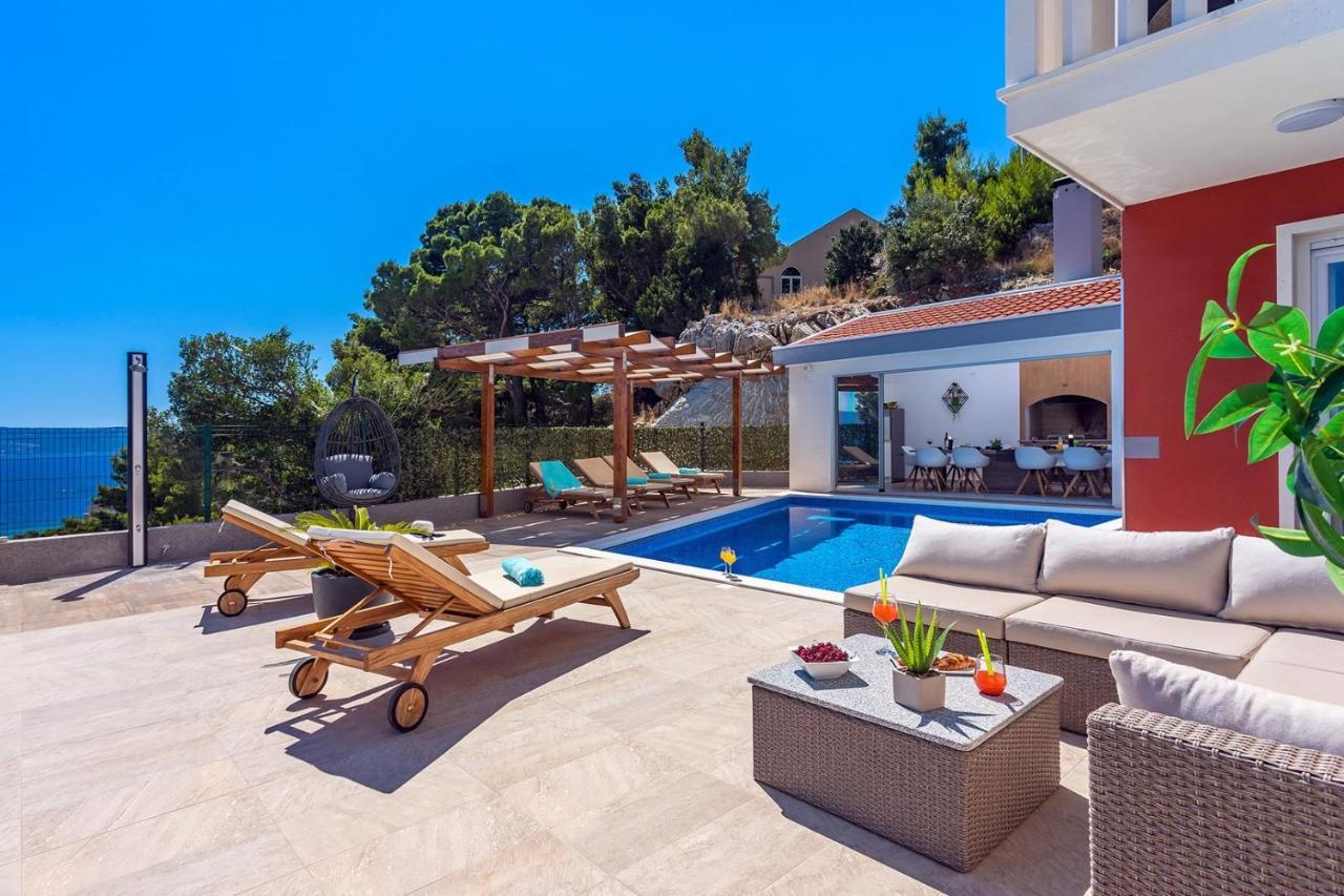 Villa Matan - Only 200M From The Sandy Beaches, Private 28M2 Pool Omiš Zewnętrze zdjęcie