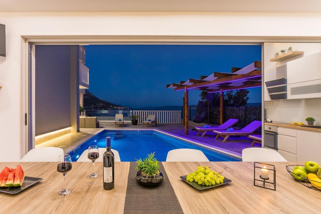 Villa Matan - Only 200M From The Sandy Beaches, Private 28M2 Pool Omiš Zewnętrze zdjęcie