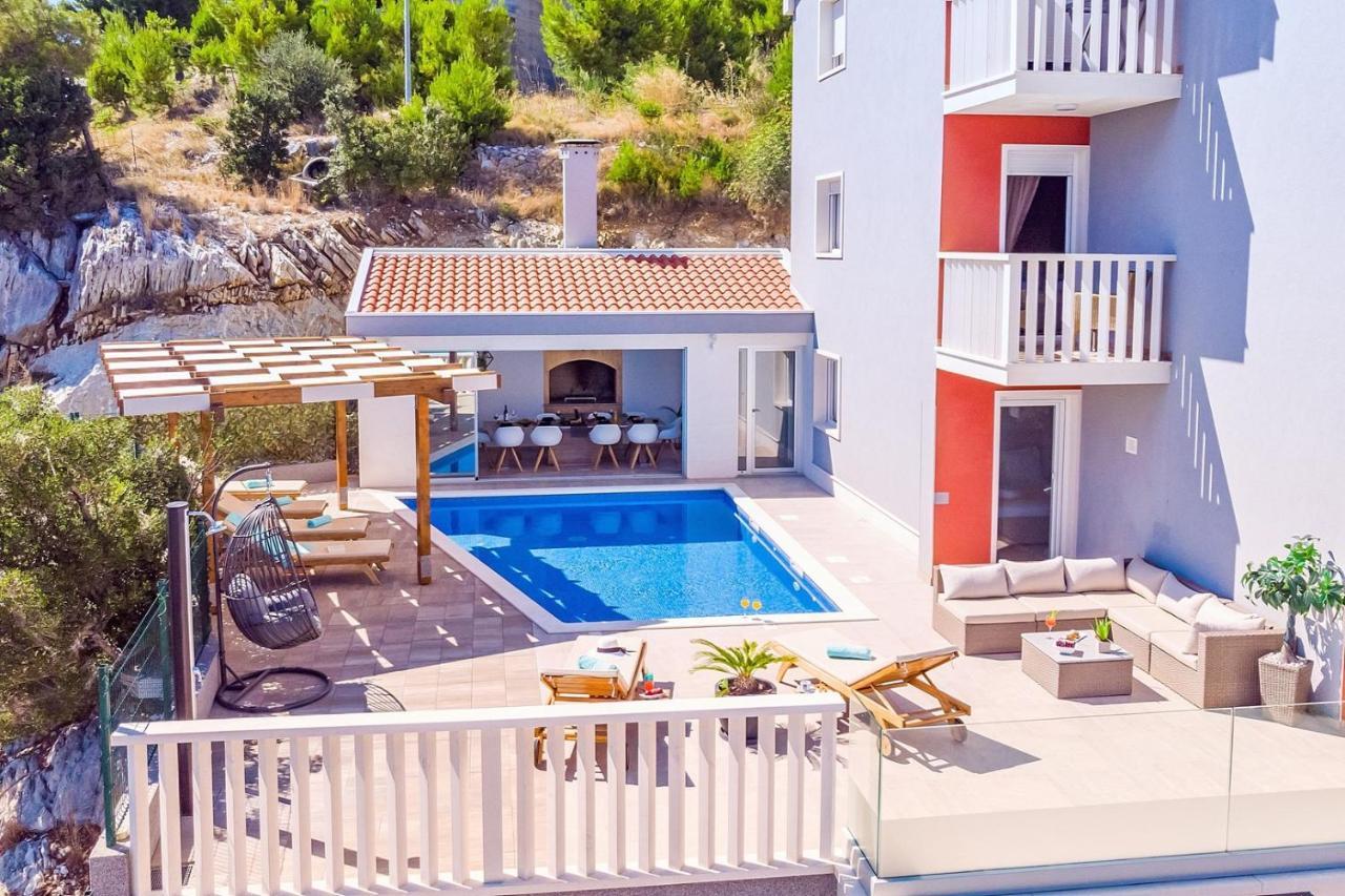Villa Matan - Only 200M From The Sandy Beaches, Private 28M2 Pool Omiš Zewnętrze zdjęcie